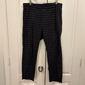 A Shirt Thing Griffin Flannel Pang in Grey/Brown/Black Check, Size M